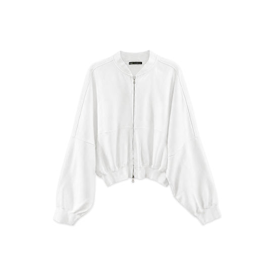 SWEATSHIRT WITH STUDS- white