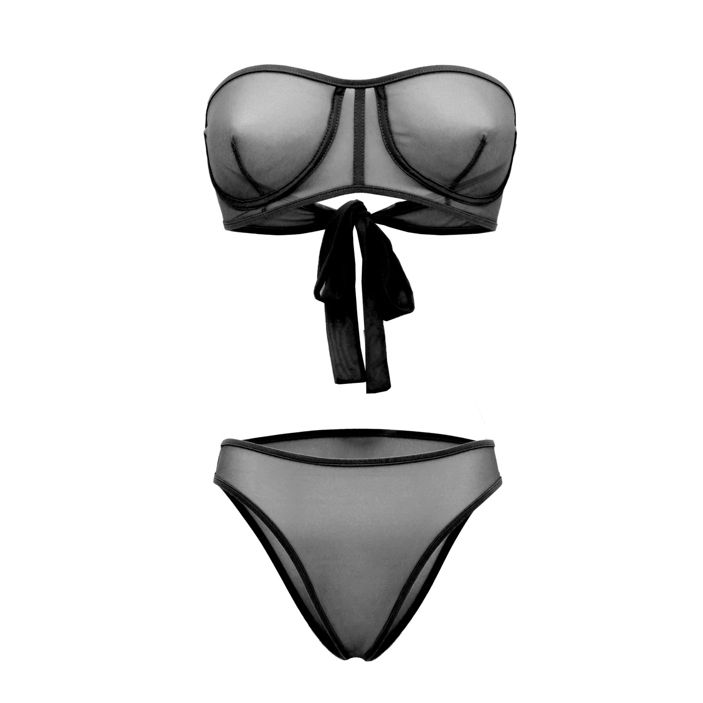 Bikini set nero Exotico