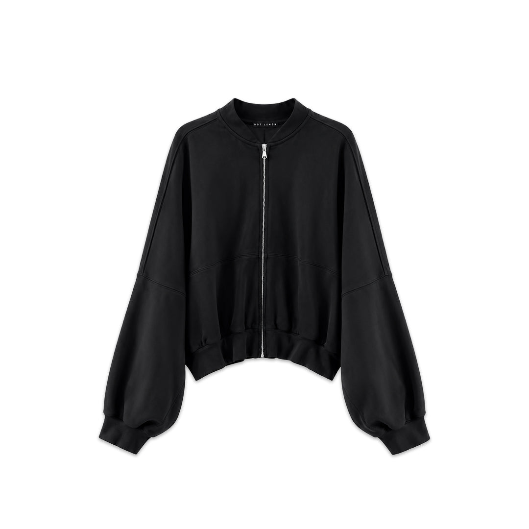 SWEATSHIRT WITH STUDS - black