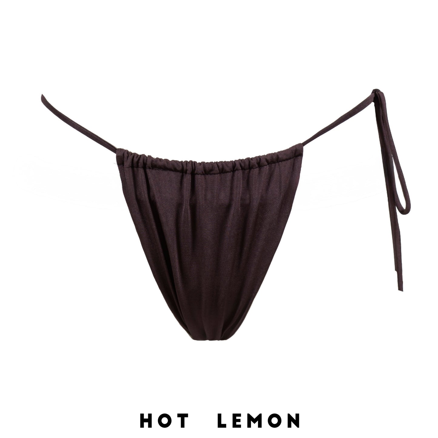 SLIP NIKKI BROWN adjustable tie-side