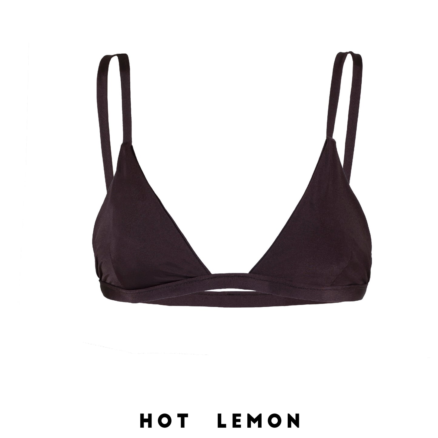TRIANGLE TOP LIV BROWN