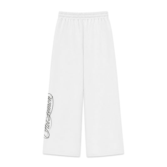 SWEATPANTS WITH STUDS - white