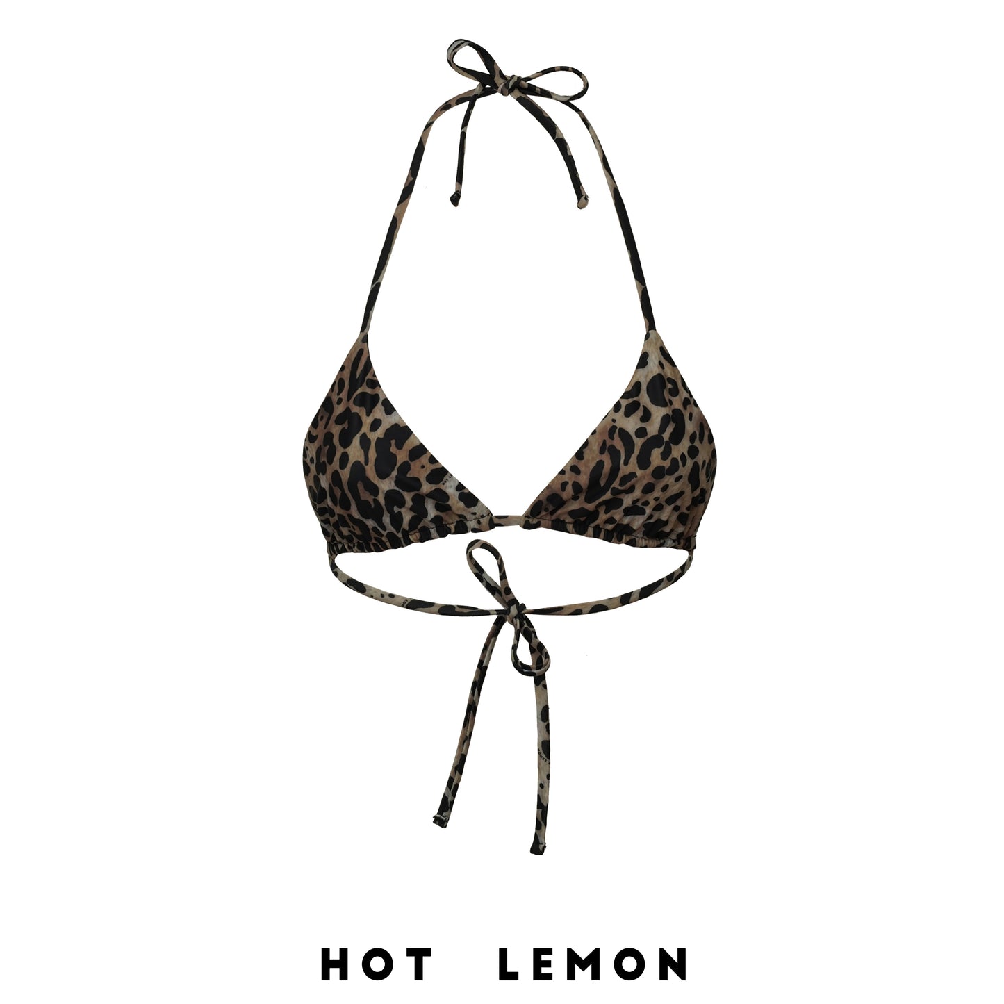 Mya bikini top leopard