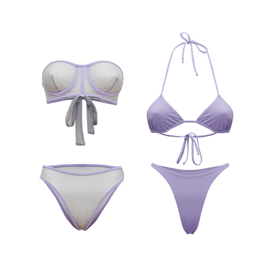 Bikini set lilla Exotico